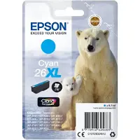 Epson Polar bear C13T26324022 cartouche d'encre 1 pièce(s) Original Cyan