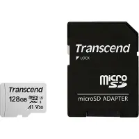 Transcend TS128GUSD300S-A mémoire flash 128 Go MicroSDXC NAND Classe 10