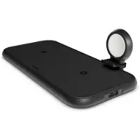 ZENS 3-en-1 Chargeur Sans Fil 10 W avec Chargeur Apple Watch Noir