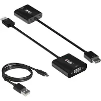 Club 3D 1.4 M/f Hdmi To Vga Adapter Argenté