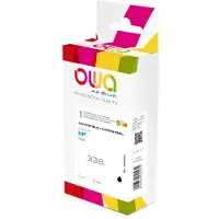 Prime Inventions OWA Encre K20216OW remplace hp C8765EE/Nr.338 noir