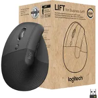 Logitech Lift Souris ergonomique verticale Gauche Noir