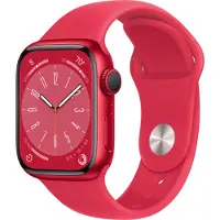 Apple Watch S8 GPs + Cellular 41 Mm Boîtier Aluminium (product)red Bracelet Sport (product)red Regular (mnj23nf/a)