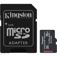 Kingston Technology Industrial 16 Go MicroSDHC UHS-I Classe 10