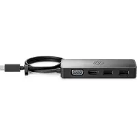 HP Hub de voyage USB-C G2 - Câblé - USB 3.2 Gen 1 (3.1 Gen 1) Type-C - noir - Chine - 107 mm - 41 mm (235N8AA)