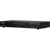 Aten CS1844 KVM USB 3.0 HDMI à 4 ports, Commutateur KVM, Noir