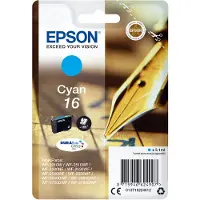 Epson Cartouche d'encre 16 Cyan - - WorkForce WF-2510WF - Jet d'encre - DURABrite Ultra