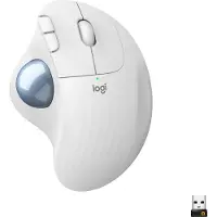 Logitech M575 ERGO Souris Trackball Sans Fil Blanc