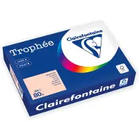Clairefontaine Saumon A4 Papier couleur 160 g/m² (250 feuilles)