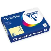 Clairefontaine Jaune A4 Papier couleur 210 g/m² (250 feuilles)