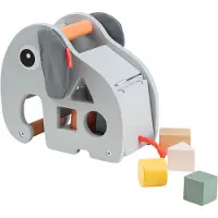 Done by Deer Sorting Box Elphee Argenté Enfants