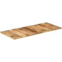 vidaXL Dessus de table bois de manguier solide 25-27 mm 140x60 cm