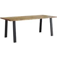 vidaXL Table de salle à manger 200x90x75 cm en bois massif d'acacia