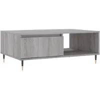 vidaXL Table basse Gris Sonoma 90x60x35 cm Bois composite