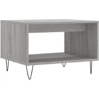 vidaXL Table basse Gris Sonoma 60x50x40 cm Bois composite