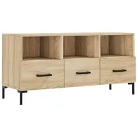 vidaXL Armoire TV Chêne Sonoma 102x36x50 cm Bois composite