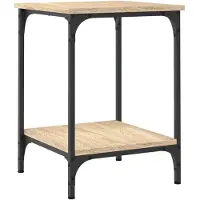 vidaXL Table basse chêne Sonoma 40x40x55 cm Bois composite