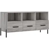 vidaXL Armoire TV Gris Sonoma 102x36x50 cm Bois composite