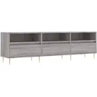 vidaXL Armoire TV Gris Sonoma 150x30x44,5 cm Bois composite