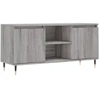 vidaXL Armoire TV Gris Sonoma 104x35x50 cm Bois composite
