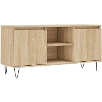 vidaXL Armoire TV Chêne Sonoma 104x35x50 cm Bois composite