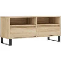 vidaXL Armoire TV Chêne Sonoma 100x34,5x44,5 cm Bois composite