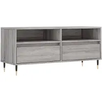 vidaXL Armoire TV Gris Sonoma 100x34,5x44,5 cm Bois composite