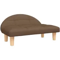 vidaXL Lit pour chien Marron 70x52x30 cm Tissu