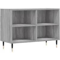 vidaXL Armoire TV Gris Sonoma 69,5x30x50 cm Bois composite