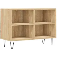 vidaXL Armoire TV Chêne Sonoma 69,5x30x50 cm Bois composite