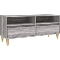vidaXL Armoire TV Gris Sonoma 100x34,5x44,5 cm Bois composite