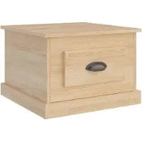 vidaXL Table basse chêne Sonoma 50x50x35 cm bois composite