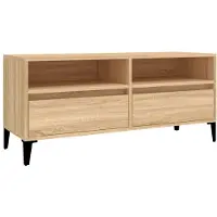 vidaXL Armoire TV Chêne Sonoma 100x34,5x44,5 cm Bois composite