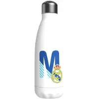 Real Madrid Bouteille Personnalisée Avec La Lettre M Acier Inoxydable 550ml
