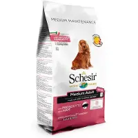 Schesir 2 x 12 kg Croquettes Schesir Medium/Large Maintenance jambon pour chien