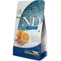 Farmina N&D Ocean Cat Neutered Adult Herring & Orange 1.5 kg - Hareng & Orange pour les chats après la castration