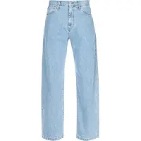 Carhartt WIP - Jean 5 poches - Landon Pant Blue Heavy Stone Wash en Coton - Taille 33 US - Navy