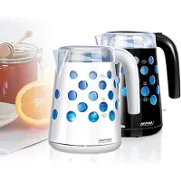 MPM - Waterkoker in Modern Design - 1,7 Liter - Zwart