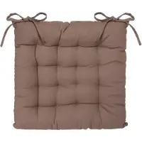 Atmosphera Coussin Pour Chaise De Jardin Taupe 38 X 38 Cm