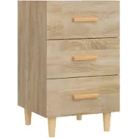 vidaXL Table de chevet chêne sonoma 40x40x66 cm bois d'ingénierie