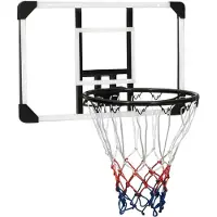 vidaXL Panier de basket transparent 71x45x2,5 cm Polycarbonate
