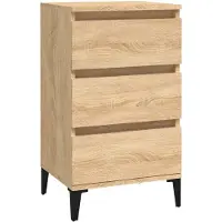 vidaXL Table de chevet chêne sonoma 40x35x70 cm bois d'ingénierie