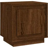 vidaXL Table de chevet chêne marron 44x35x45 cm bois d'ingénierie