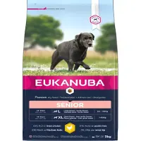 Eukanuba Senior Large Breeds Chicken 3 kg nourriture sèche pour chiens âgés de grandes races riche en poulet frais
