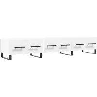 vidaXL Armoire TV Blanc 150x36x30 cm Bois composite