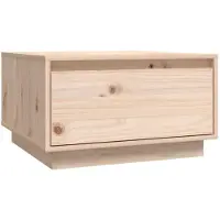 vidaXL Table basse 55x56x32 cm pin massif