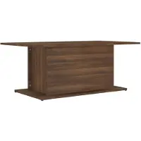 vidaXL Table basse chêne brun 102x55,5x40 cm Bois composite