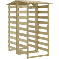 vidaXL Pergolas avec toit 2 pcs. 100x90x200 cm Bois de pin imprégné