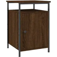 vidaXL Table de chevet chêne marron 40x42x60 cm bois d'ingénierie
