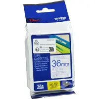 Brother TZe-263 - (36 mm) - Bleu sur blanc - Ruban